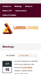 Mobile Screenshot of lambdalounge.org.uk